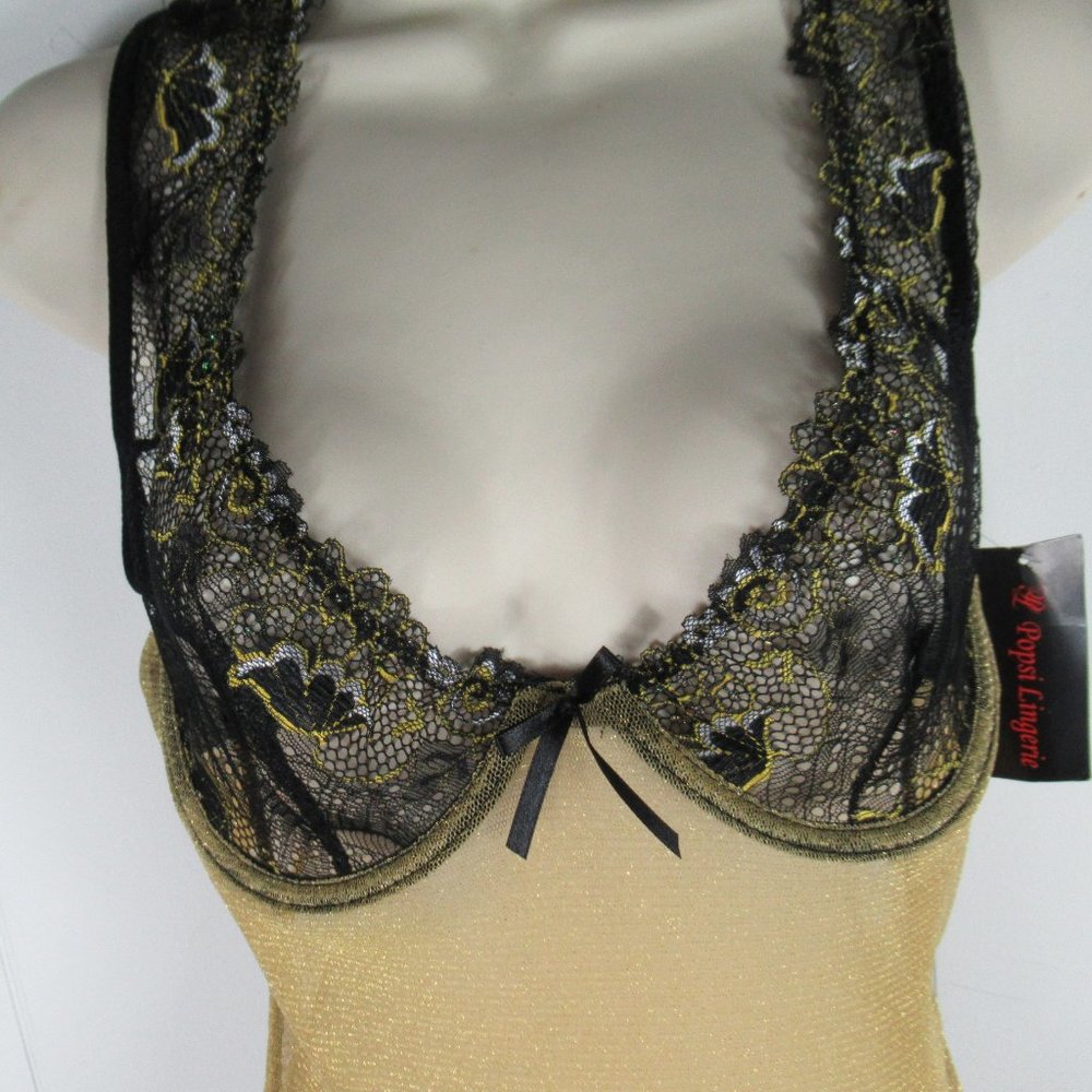 Popsi Babydoll Lingerie Size L NWT - Picture 2 of 8